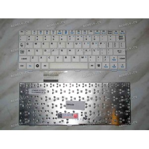 Keyboard Asus eeePC 701, 900, 901 (White/Matte/US) белая матовая (V072462BS1 p/n: 0KNA-014US03)