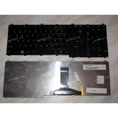 Keyboard Toshiba Satellite A50*, L35*, L55*, P30*, P50*, Qosmio X305-****,G50,F50 (Black/Glossy/US) чёр