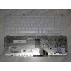 Keyboard HP/Compaq dv6-10**, 12**, 1300, 20** (White/Glossy/RUS грав.-UK) белая глянцевая русиф.