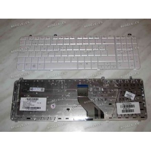 Keyboard HP/Compaq dv6-10**, 12**, 1300, 20** (White/Glossy/Spanish) белая глянцевая