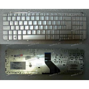 Keyboard HP/Compaq dv6-10**, 12**, 1300, 20** (White/Glossy/Spanish) белая глянцевая