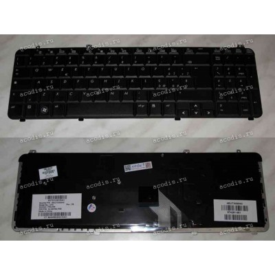 Keyboard HP/Compaq dv6-10**, 12**, 1300, 20** (Black/Matte/Italiano) чёрная матовая