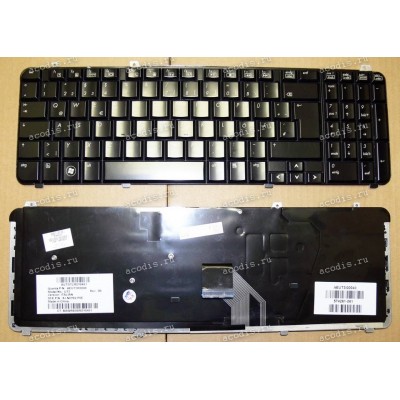Keyboard HP/Compaq dv6-10**, 12**, 1300, 20** (Black/Glossy/Italiano) чёрная глянцевая