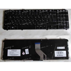 Keyboard HP/Compaq dv6-10**, 12**, 1300, 20** (Black/Matte/Turkey-Latin) чёрная матовая