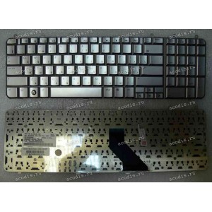 Keyboard HP/Compaq dv7*, dv7-1***, ???dv8, dv8-****??? (Silver/Glossy/RUO) серебристая глянцевая русифиц