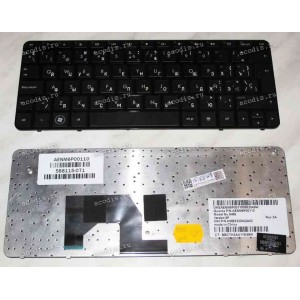 Keyboard HP/Compaq Mini 210 (Black/Matte/RUS грав.-Spanish) чёрная матовая русифицированная