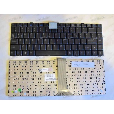 Keyboard HyperData 251A (Black/Matte/US) чёрная матовая