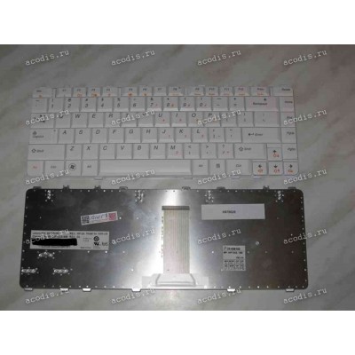 Keyboard Lenovo IdeaPad Y450, Y450A, Y450AW, Y550, Y550A, Y550P (White/Matte/US) белая матовая
