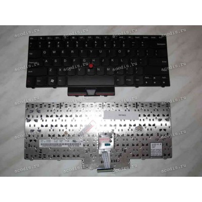 Keyboard Lenovo ThinkPad Edge 13, E30 p/n:60Y9403 (Black/Matte/US) чёрная матовая PointStick