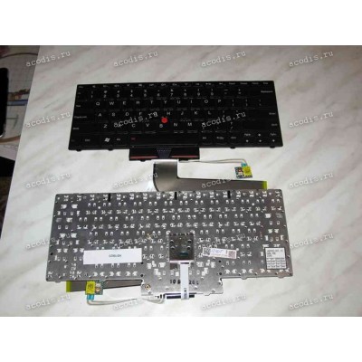 Keyboard Lenovo ThinkPad Edge 15, E50 p/n:142020-001 (Black/LED/Matte/US) чёрная матовая PointStick