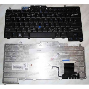 Keyboard Dell Latitude D620, D630, D820, D830, Precision M65, M4300 (Black/Matte/US) чёрная матовая Point