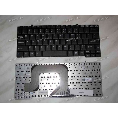 Keyboard Founder S260 / Alienware Sentia M3200 / Uniwill 223II0, N223II0 (Black/Matte/US) чёрная матовая