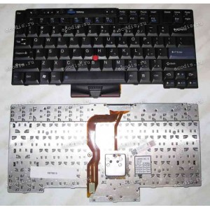 Keyboard Lenovo ThinkPad T410*, T420*, T510*, T520*, W510*, W520* p/n:140250-001 (Black/Matte/US) чёрная матовая PointStick