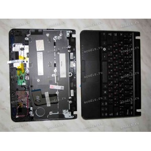 Keyboard Samsung NP-N210, NP-N220 (Keyboard+Palmrest+Touch PAD+Loudspeaker) (p/n: BA59-02704C)(Black/Matte/RUO)