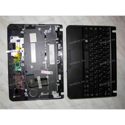 Keyboard Samsung NP-N210, NP-N220 (Keyboard+Palmrest+Touch PAD+Loudspeaker) (p/n: BA59-02704C)(Black/Matte/RUO)