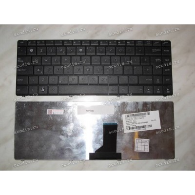 Keyboard Asus N43 (Black/Matte/UK) чёрная матовая