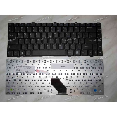 Keyboard Asus S96*, Z62, Z84*, Z96* (Black/Matte/US) чёрная матовая