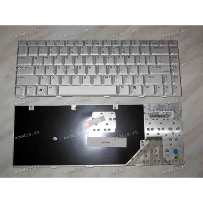 Keyboard Asus A8*,A86,A88,V6000*,V6800*,VX1,W3*,W3000*,W6,W6000,Z99*(Silver/Matte/US) серебристая матовая