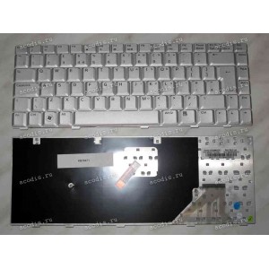 Keyboard Asus A8*,A86,A88,V6000*,V6800*,VX1,W3*,W3000*,W6,W6000,Z99*(Silver/Matte/UK) серебристая матовая