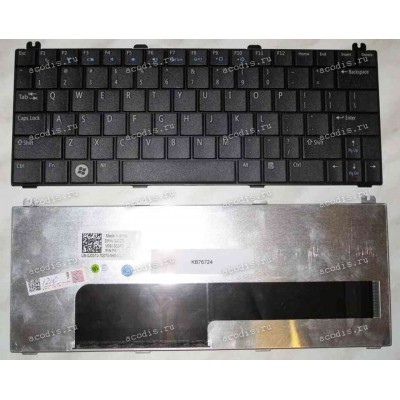Keyboard Dell Inspiron 1210, Mini 12 (Black/Matte/US) чёрная матовая