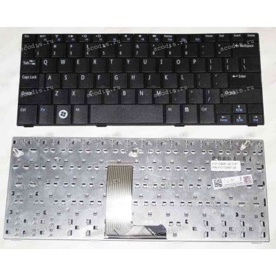 Keyboard Dell Inspiron Mini 10, 1010, 1011 (Black/Matte/US) чёрная матовая