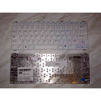 Keyboard Dell Vostro 1200 (White/Matte/US) белая матовая
