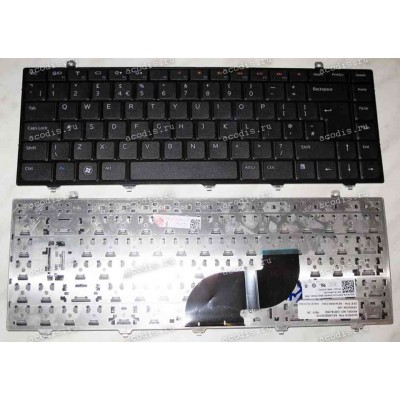 Keyboard Dell Studio 14 (Black/Matte/UK) чёрная матовая