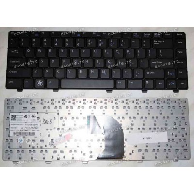 Keyboard Dell Vostro 3300, 3400, 3500 (Black/Matte/US) чёрная матовая