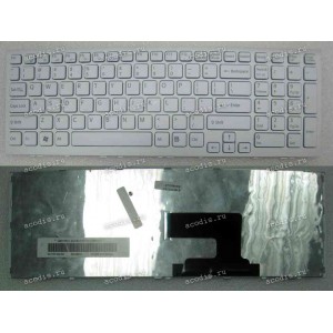 Keyboard Sony VPC-EE / EH (Sony p/n: 148927021, 148970811) (White-White/Matte/US)в бел рамке матовая Keyboard Sony VPC-EE / EH (Sony p/n: 148927021, 148970811) (White-White/Matte/US)в бел рамке матовая