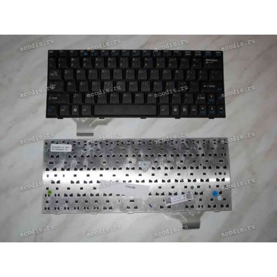 Keyboard Averatec 2260 (Black/Matte-Transparent/US) чёрная матовая прозрачная