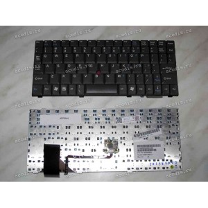 Keyboard Motion M1400 (Dark-Grey/Matte/US) тёмно-серая матовая PointStick