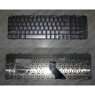 Keyboard HP/Compaq dv7*, dv7-1***, ???dv8, dv8-****??? (Silver/Matte/US) серебристая матовая