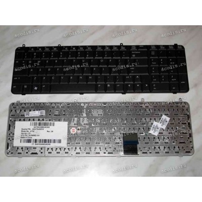 Keyboard HP/Compaq dv9*** (Black/Matte/US) черная матовая