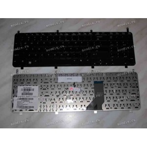 Keyboard HP/Compaq dv8-1010, HDX X18, HDX18 (Black/Glossy/US) чёрная глянцевая