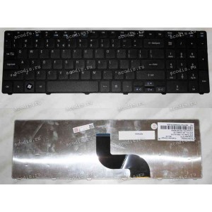 Keyboard Acer Aspire 5236, 5242, 5410, 553*, 5542, 573*, 574*, 581*, 753*, 7740, 893*, 8940 (358х113 мм) (Black/Matte/UK)черн мат