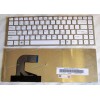 Keyboard Sony VPC-S (p/n: 148778131) (White-Silver/Matte/US) белая в серебряной рамке матовая