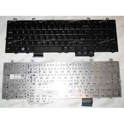 Keyboard Dell Studio 1735, 1736, 1737 (Black/Matte/UK) чёрная матовая