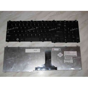 Keyboard Toshiba Satellite C65*, L65*, L67* (Black/Matte/US) чёрная матовая