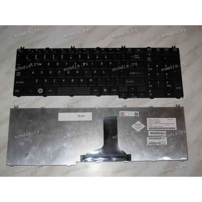 Keyboard Toshiba Satellite C65*, L65*, L67* (Black/Matte/US) чёрная матовая