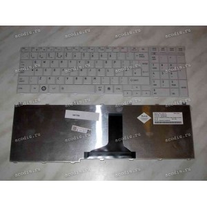 Keyboard Toshiba Satellite C65*, L65*, L67* (White/Glossy/UK) белая глянцевая Keyboard Toshiba Satellite C65*, L65*, L67* (White/Glossy/UK) белая глянцевая