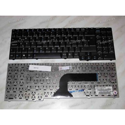 Keyboard Asus A7U, G50, G50VT, G70, M50, M70, M70L, X70, X71 (Black/Matte/UK) чёрная матовая