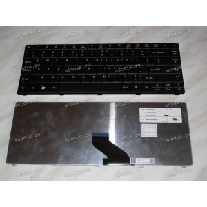 Keyboard Acer Aspire 3410T/3810T = TimeLine 8371, 8471 (Black/Matte/US) черная матовая