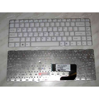 Keyboard Sony VGN-NW (p/n:148738321) (White/Matte/US) белая матовая
