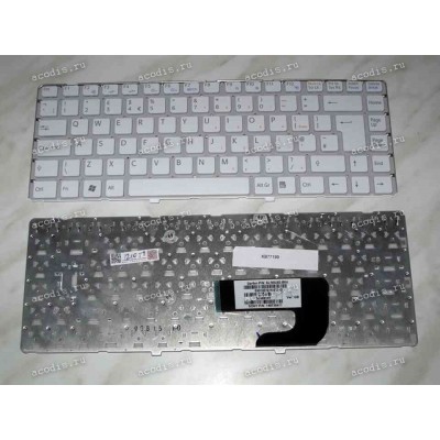 Keyboard Sony VGN-NW (p/n: 148738411) (White/Matte/UK) белая матовая