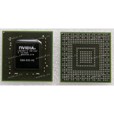 Микросхема nVidia G86-635-A2 / NB9M-GE1-S-A2 BGA533 (Asus p/n: 02G190014120) (GF 9300M G) NEW original datecode 0722A2, 0725A2, 0728A2, 0731A2, 0741A2, 0745A2, 0814A2