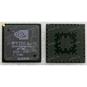 Микросхема nVidia Go5200FX datecode 0345A2, 0403A3