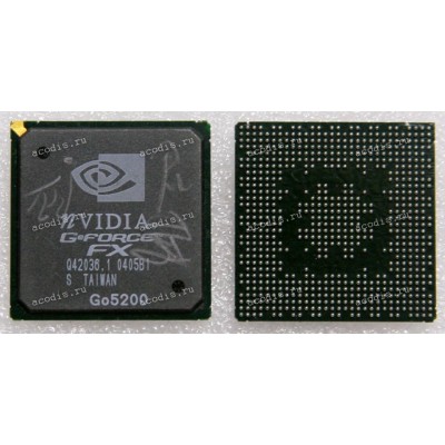 Микросхема nVidia Go5200FX datecode 0345A2, 0403A3