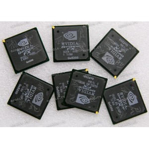 Микросхема nVidia Go5200FX datecode 0345A2, 0403A3