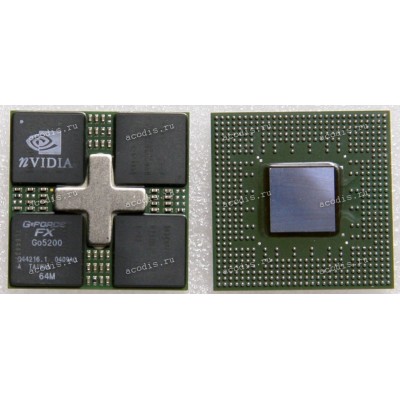 Микросхема nVidia Go5200FX 64Mb datecode 0341A3, 0346A3, 0348A3, 0407A3, 0408A3, 0409A3, 0424A3