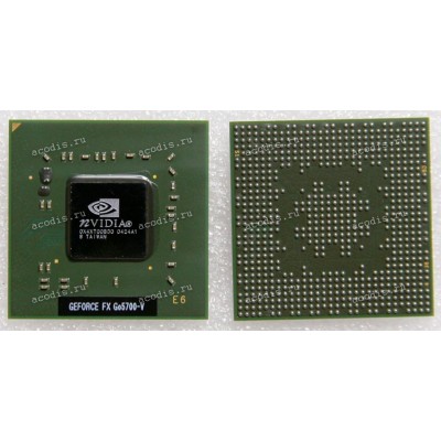 Микросхема nVidia Go5700-V datecode 0351A1, 0408A1, 0413A1, 0414A1, 0415A1, 0416A1, 0418A1, 0419A1, 0420A1, 0421A1, 0422A1, 0423A1, 0424A1, 0427A1, 0429A1, 0523A1, 0530A1